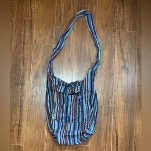 Multicolor Striped Women's Bag